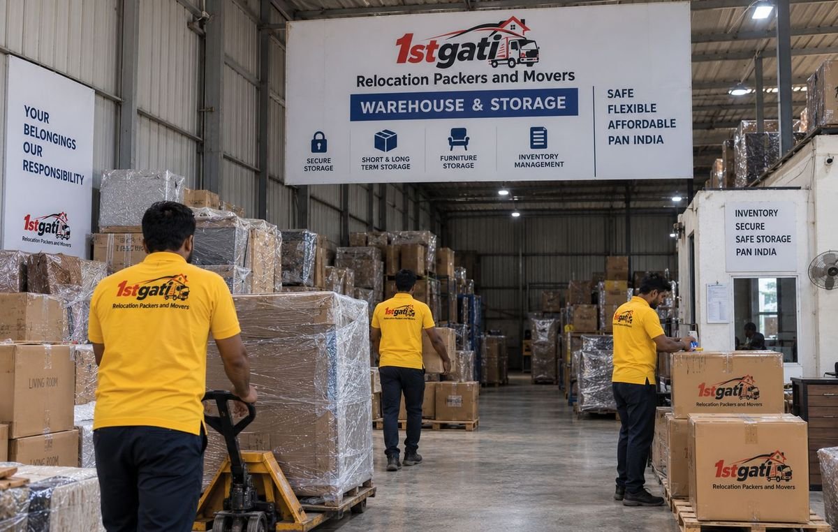CCTV-secured warehouse and storage facility